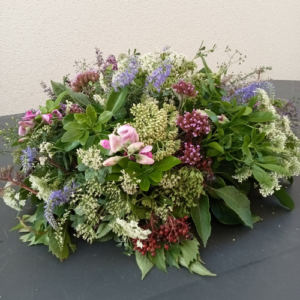 coussin rond funéraire