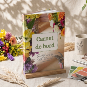 carnet de bord fleuriste